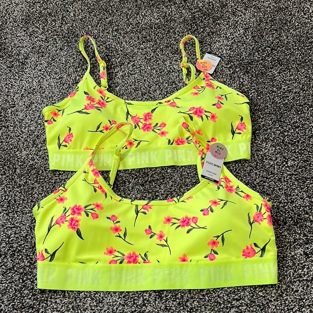 PINK Sports Bras x2